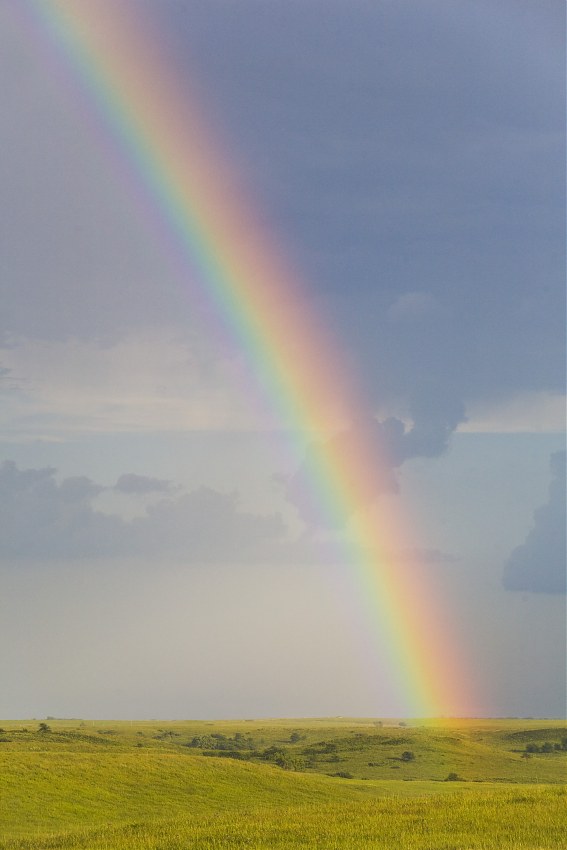 Tallgrass Rainbow, Konza Prairie, Kansas, United States